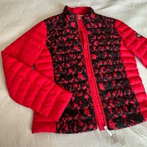 Women's Red Michael Kors Jacket, Down Filled
